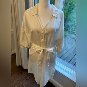 Elegant Cream Mini Dress